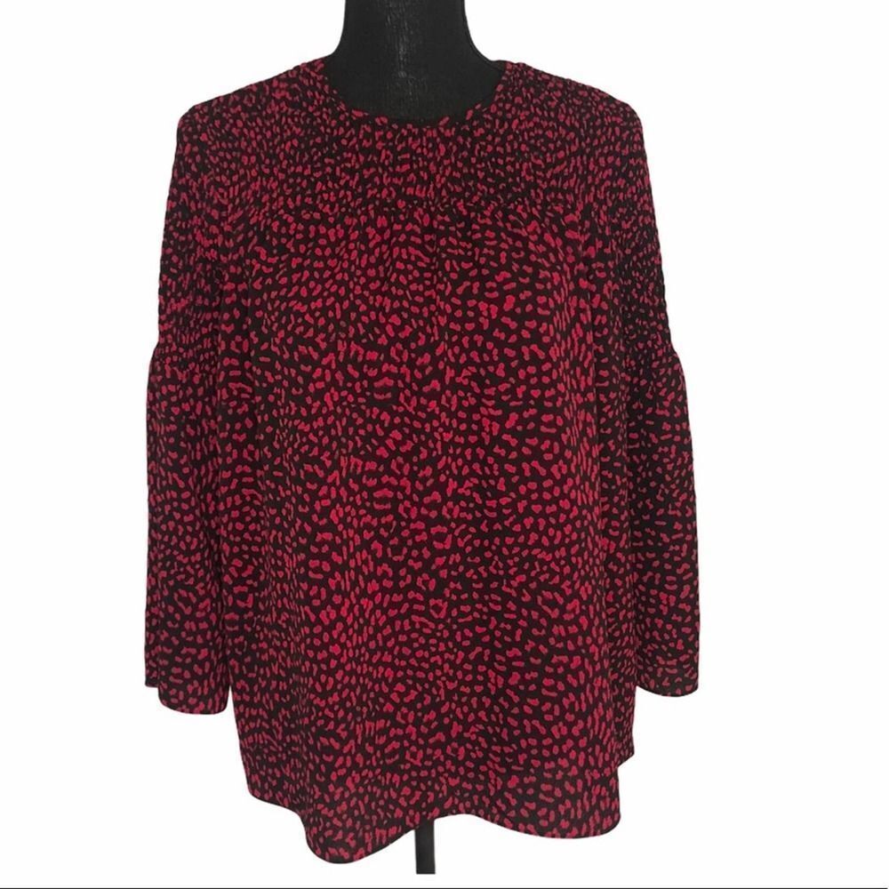 MICHAEL Michael Kors Bell Sleeve Blouse size S